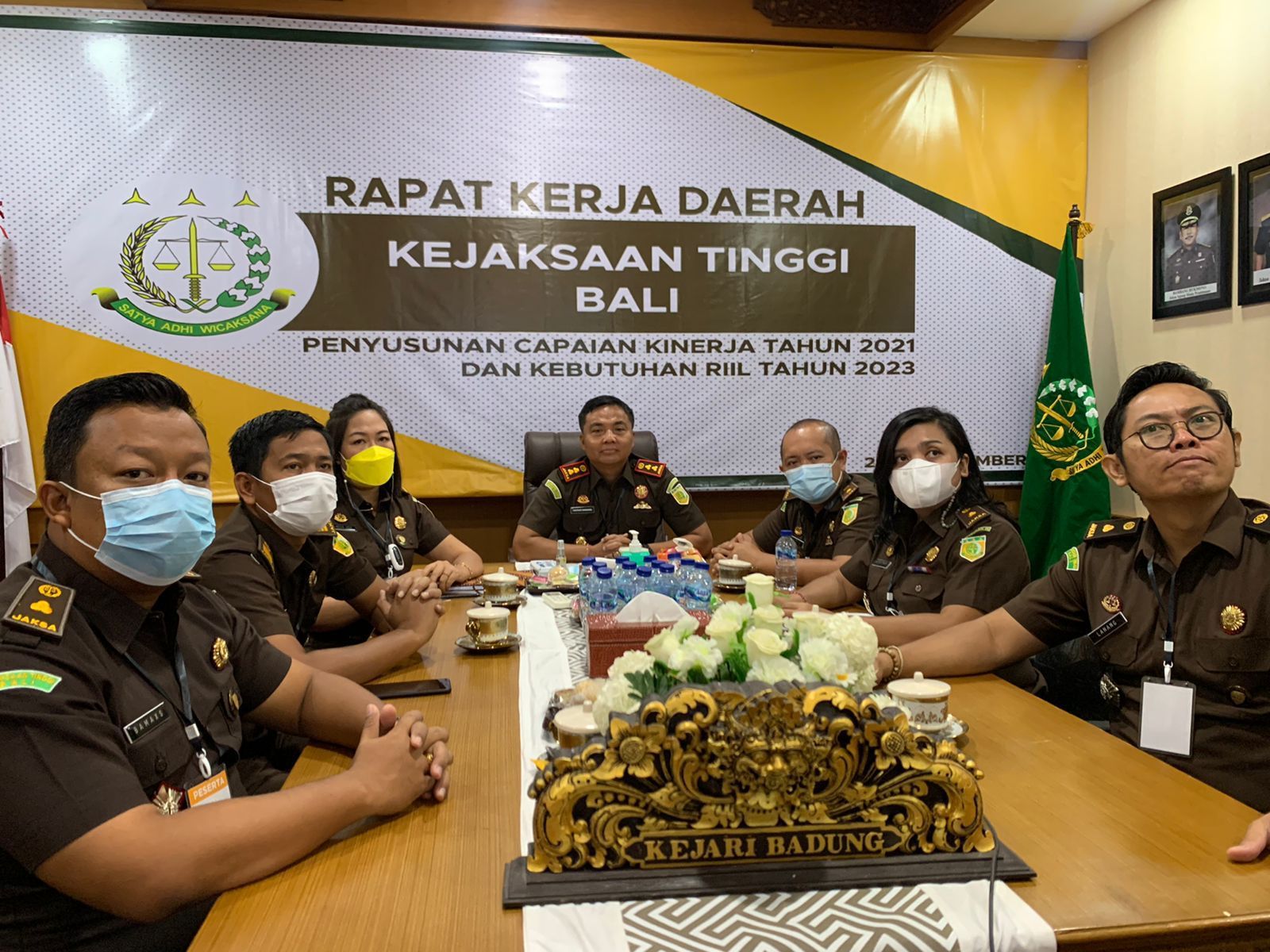 podiumnews.com-Kejari Badung Ikuti Rapat Kerja Daerah Tahun 2021